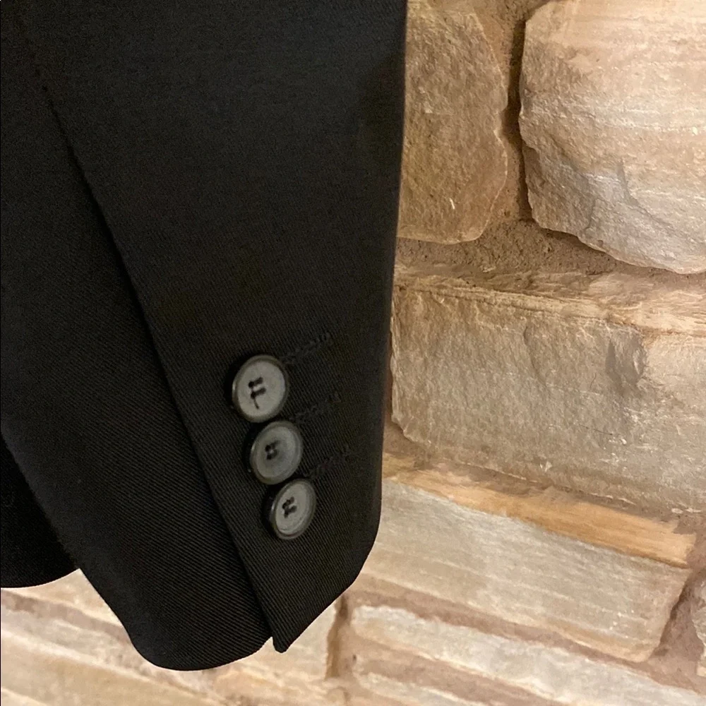 Zara Classic Black Men's Blazer Size 40 Slim fit Formal jacket